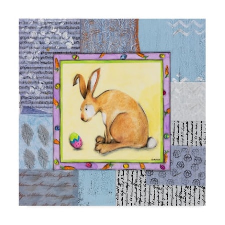 Claudia Interrante 'Antique Bunny' Canvas Art,35x35